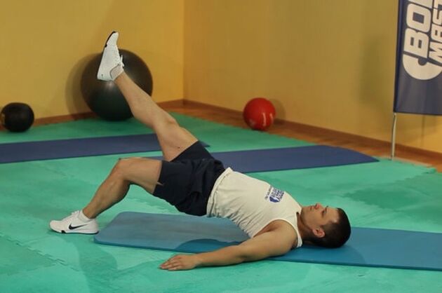Gyakorlat „Gluteális híd” a potencia szabályozására egy férfiban